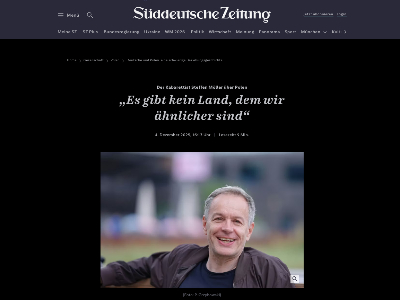 Interview in der Süddeutschen Zeitung (06.12.25)